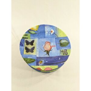 Set 12 Sakura Evolution® Melamine Melmac Salad Plates 8.5" Garden‎ Rose Theme